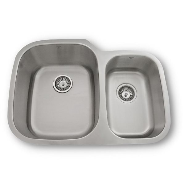 ONEX Undermount Double Bowl 29 In X 20 In X 9 In 7 In D Stainless   332006175 MainImage 001 L 