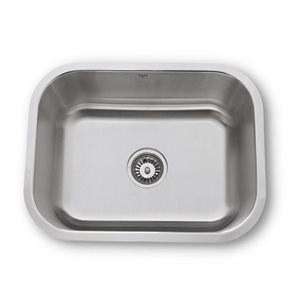 ONEX® Undermount Single Bowl 23-in x 18-in x 9-in Stainless Steel Sink