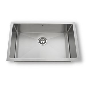 ONEX® Undermount Single Bowl 30-in x 18-in x 9-in Stainless Steel Square sink