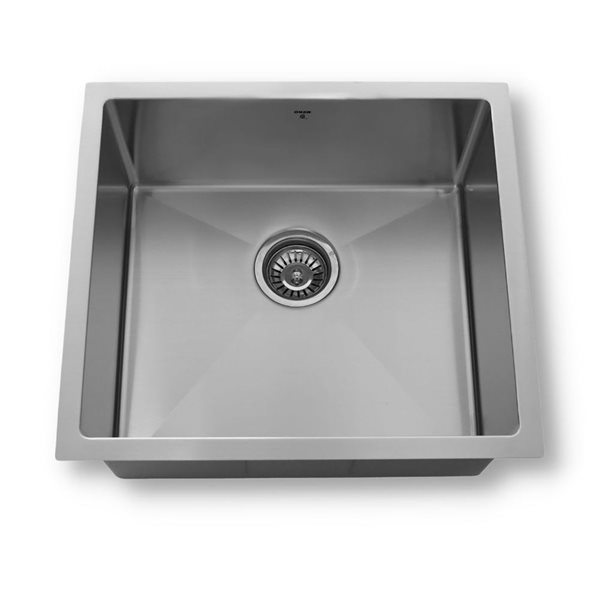 ONEX Undermount Single Bowl 20 In X 18 In X 9 In Stainless Steel Sink   332006191 MainImage 001 L 