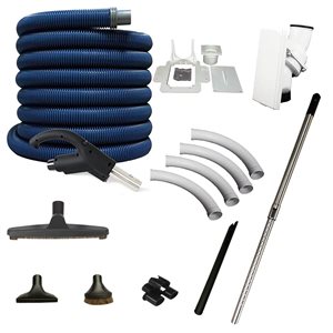 Trousse d'accessoires de tuyau rétractable RapidFlex pour aspirateur central Hide A Hose (60 pi)