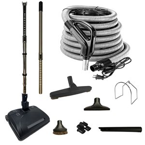 VPC Central Vacuum Accessory Kit - Ultra Electric Power Nozzle - 30-ft