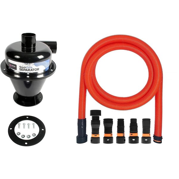 VPC Quick Click Dust Collection Hose for Shop Vacuums with