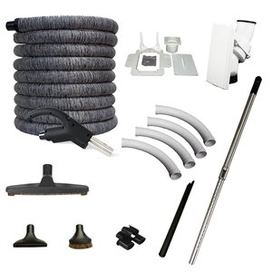 Hide A Hose SmartSoc Central Vacuum Retractable Hose Accessory Kit (40-ft)