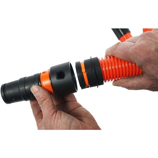 VPC Wet Dry Shop Vacuum Extension Hose Value Pack Adapter Accessory Kit (20 ft)