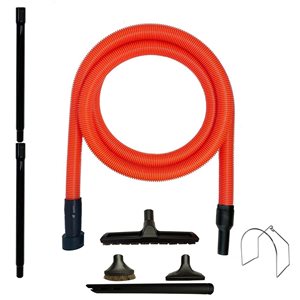 VPC Wet Dry Shop Vacuum Extension Hose - Deluxe Cleaning Attachments (20 ft)