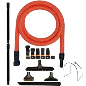 VPC Wet Dry Shop Vacuum Extension Hose Value Pack Adapter Accessory Kit (12 ft)