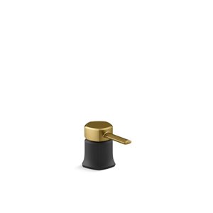 Kohler Occasion Matte Black/Moderne Brass Deck-Mount Bath Faucet Handle