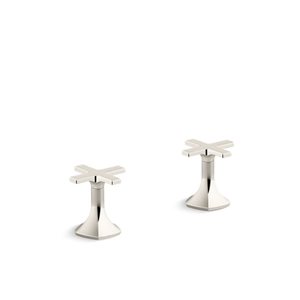 Kohler Occasion Polished Nickel Deck-Mount Cross Bath Faucet Handles