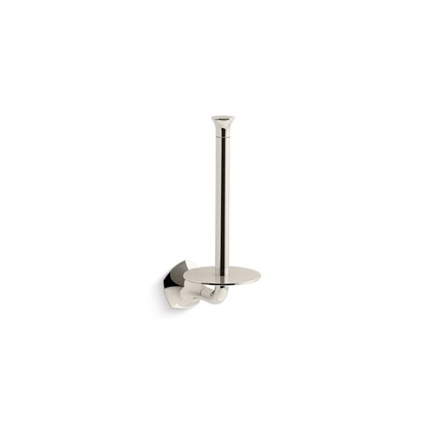 KOHLER Occasion Polished Nickel Vertical Toilet Paper Holder