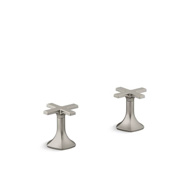 Kohler Occasion Brushed Nickel Deck-Mount Cross Bath Faucet Handles