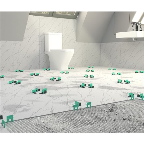 Peygran Ceramic Starter Kit 100 Clips and 100 Wedges with Pliers 3mm (1/8in) RONA