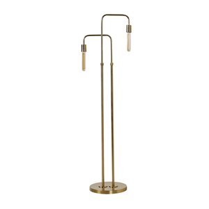 LH Imports Skye Elevate 62-in Contemporary Brass Tree Track Floor Lamp