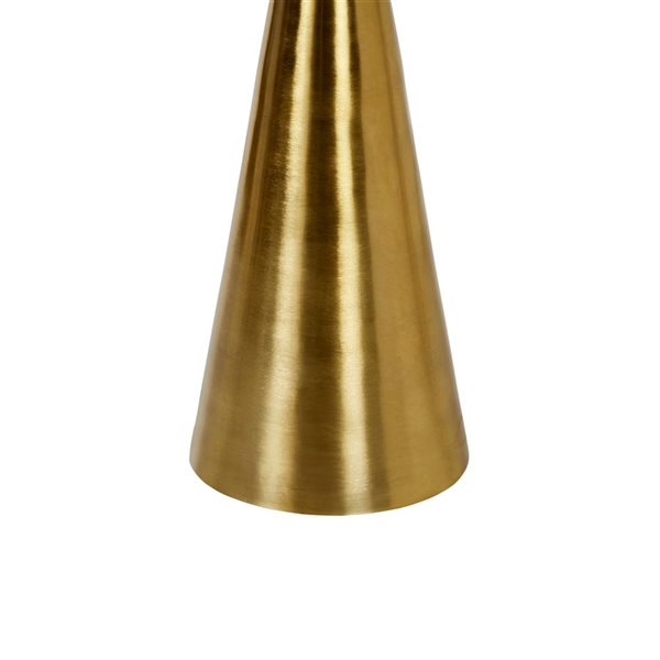 LH Imports Skye Symphony 58.5-in Contemporary Brass Floor Lamp