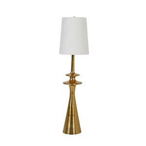 LH Imports Skye Symphony 58.5-in Contemporary Brass Floor Lamp