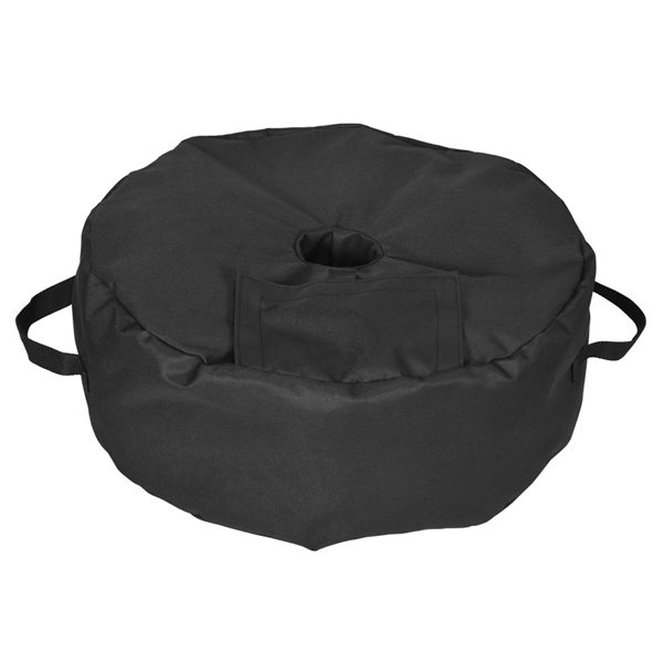 Outsunny 19" Patio Umbrella Base Anchor Weights Bag Weather Resistant Black