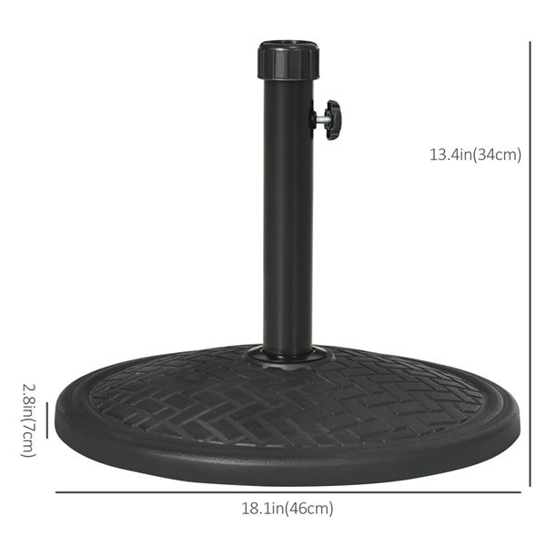 Outsunny 31 lbs Patio Umbrella Base