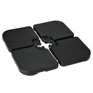Outsunny Cantilever Umbrella Base Weights - Water Or Sand Filled