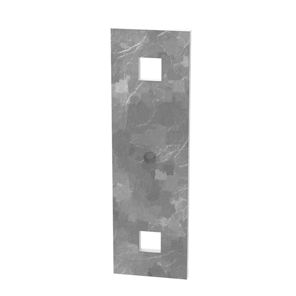 Port Side Galvanized Dock Back Plate