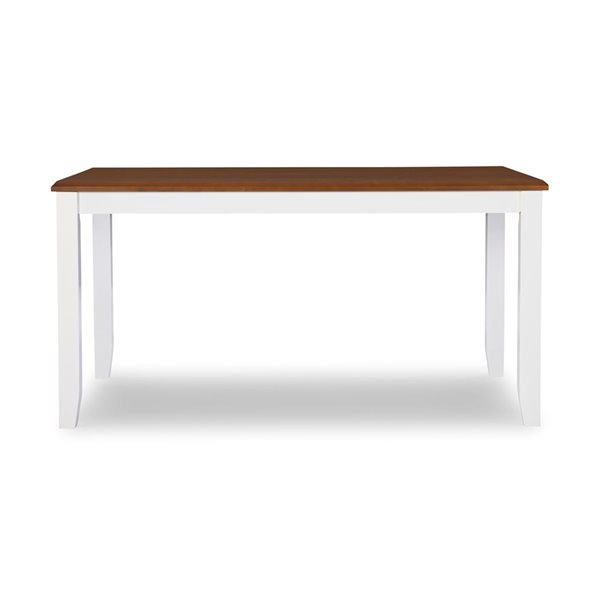 Linon Home Decor 36 x 60 Jericho Cream Rectangular Dining Table