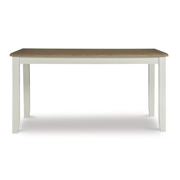 Table à manger rectangulaire Jericho 36 x 60 po par Linon Home Decor, blanc vanille