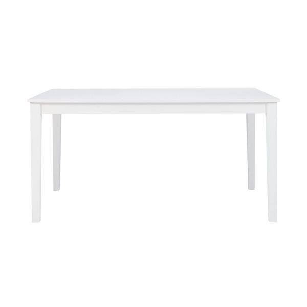 Linon Home Decor 36 x 60-in Scotney White Rectangular Dining Table