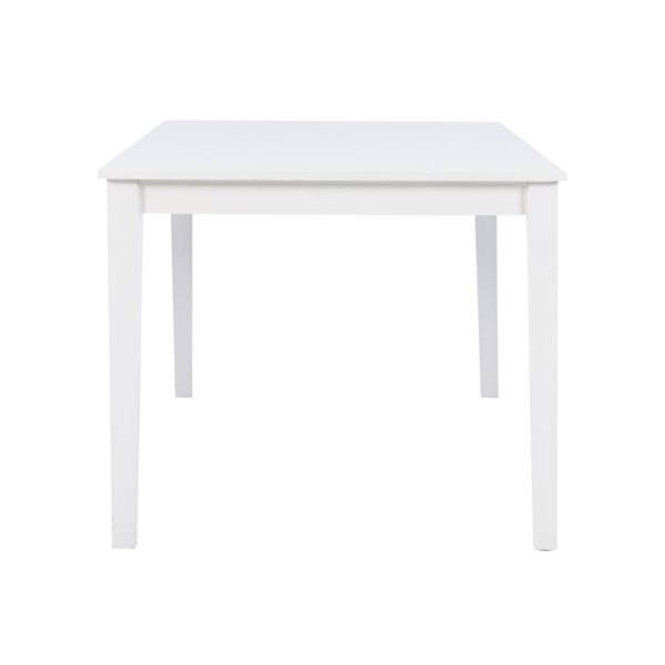 Linon Home Decor 36 x 60-in Scotney White Rectangular Dining Table