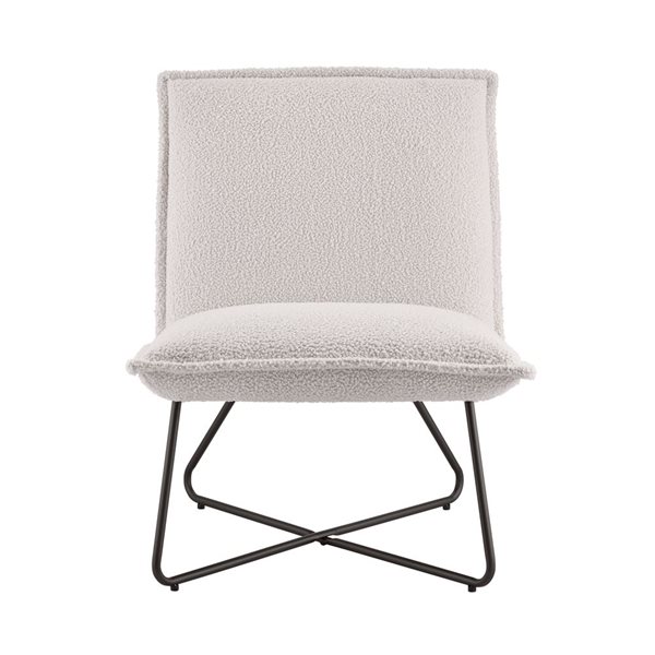 Linon Home Decor Kaylon Midcentury Natural Accent Chair