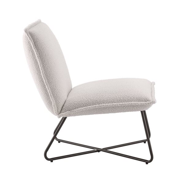 Linon Home Decor Kaylon Midcentury Natural Accent Chair