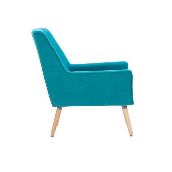 Linon Home Decor Truxton Modern Blue Accent Chair