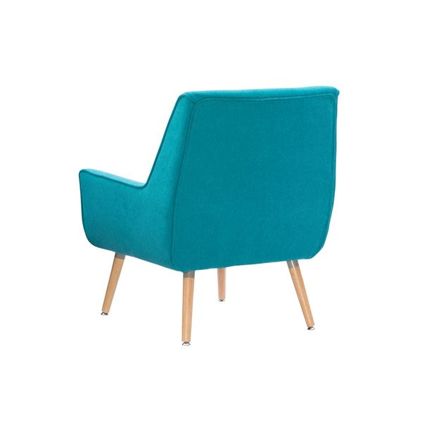 Linon Home Decor Truxton Modern Blue Accent Chair