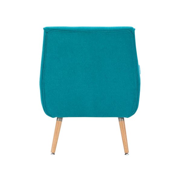 Linon Home Decor Truxton Modern Blue Accent Chair