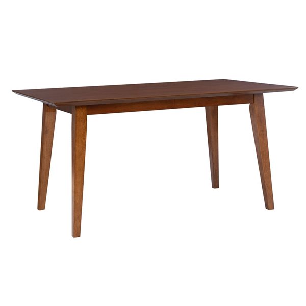 Table à manger rectangulaire Cecina 36 x 60 po par Linon Home Decor, brun