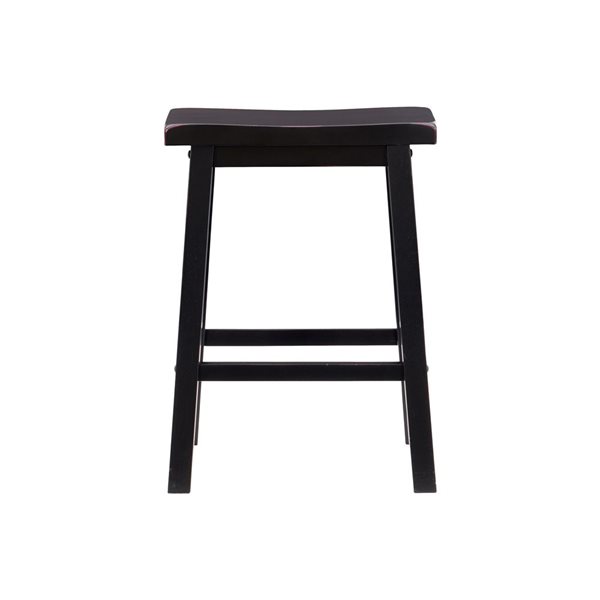 Black backless deals counter stools