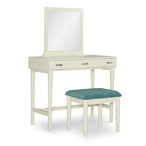 Linon Home Decor 18-in Princoss Cream Makeup Vanity