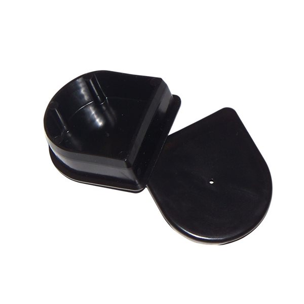 Dock Edge 2-Piece Black Large End Plug