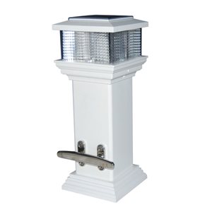 Dock Edge CleatLite Solar Dock Light with Stainless Steel with Mooring Cleat