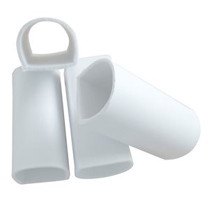 Dock Edge 4-Piece White Small Connector