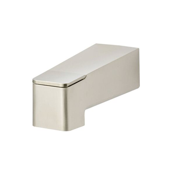 Bec de baignoire CraftX en nickel brossé 6 6/16 po avec déviateur