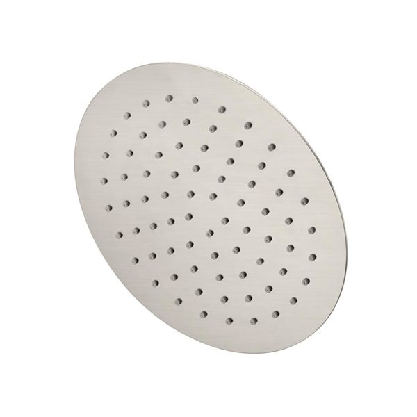 CraftX Brushed Nickel 1-spray Rain Shower Head 1.75 Gpm (6.6 Lpm)