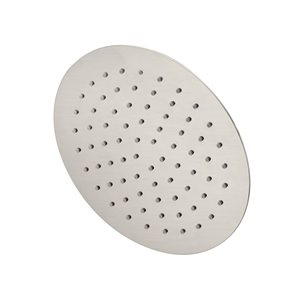 CraftX Brushed Nickel 1-spray Rain Shower Head 1.75 Gpm (6.6 Lpm)