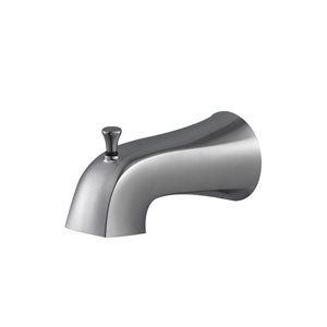 CraftX Brushed Nickel 6-1/8-inBathtub Spout with Diverter