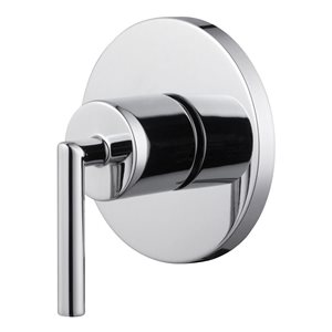 Poignée et garniture de déviateur de douche 3 voies 4,75 po en chrome poli CraftX