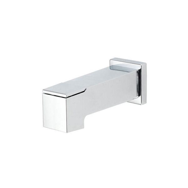 CraftX Polished Chrome 7-9/16-in Bathtub Spout with Diverter