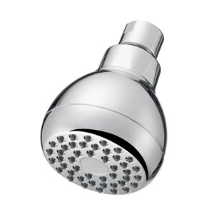 CraftX Polished Chrome 1-spray Shower Head 2.5 Gpm (9.5 Lpm)