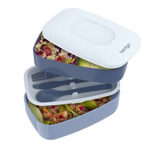 Bentgo Classic All-in-One Stackable Lunch Box Solution - Slate