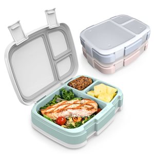 Bentgo Fresh 3-Meal Multisize Plastic Food Storage Container