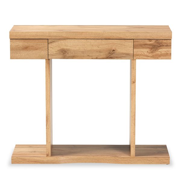 Baxton Studio Otis Oak Brown Modern Console Table