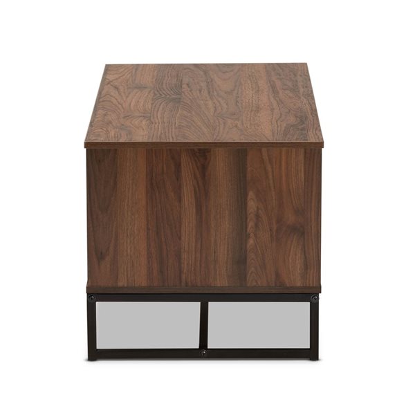 Baxton Studio Flannery Oak Brown Wood Coffee Table