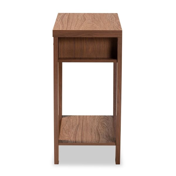 Baxton Studio Capote Walnut Brown Modern Console Table